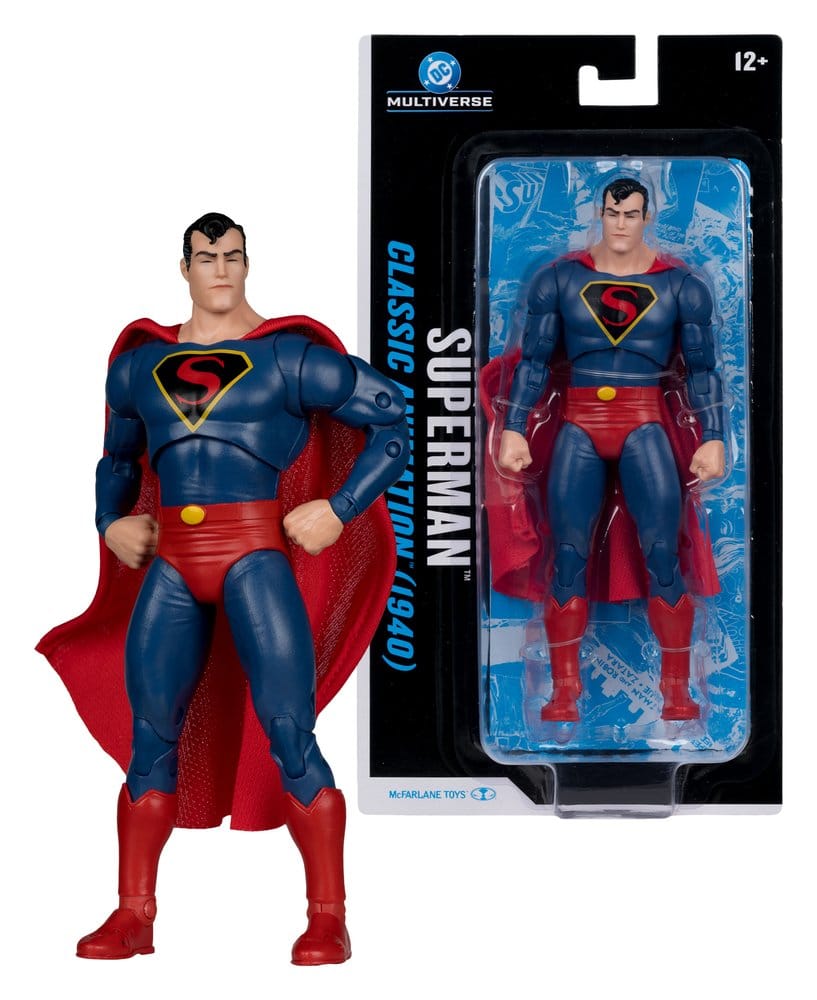 DC Multiverse Actionfigur Superman (Classic Animation 1940) 19 cm - Preorder - ETA: 09.09.2026