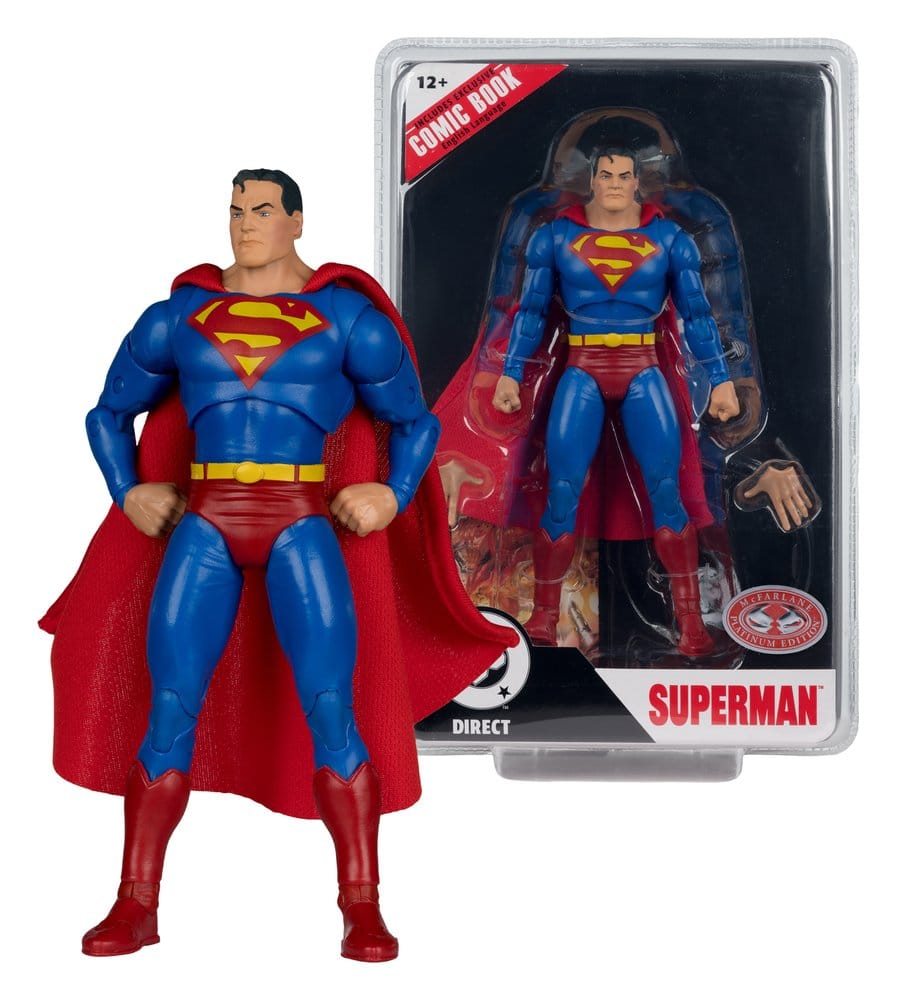 DC Direct Page Punchers Actionfigur Superman (Justice #1) (Red Platinum Edition) 19 cm - Preorder - ETA: 01.08.2026