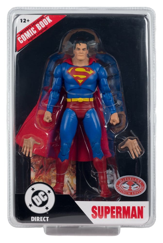 DC Direct Page Punchers Actionfigur Superman (Justice #1) (Red Platinum Edition) 19 cm - Preorder - ETA: 01.08.2026