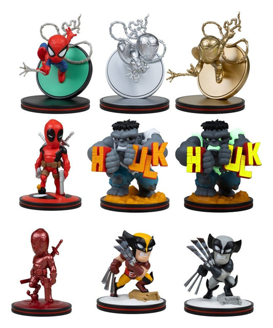 Marvel Q-fig Minifiguren Sortiment (10) - Versand: 7 Tage nach Bestellung