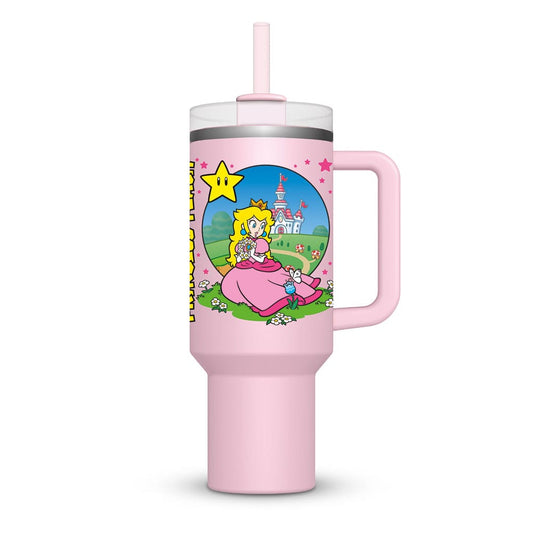 Super Mario Edelstahl-Trinkbecher Peach 1130 ml    - Preorder - ETA: 08.11.2025
