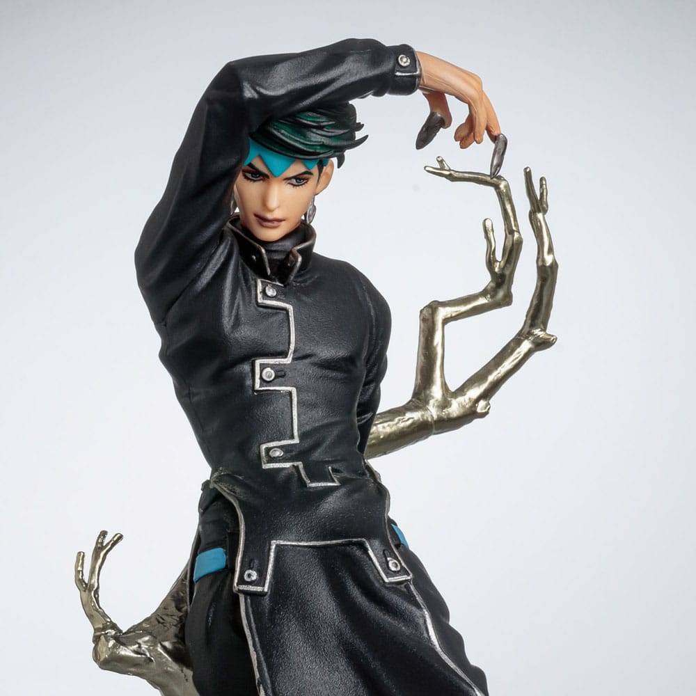 JoJo's Bizarre Adventure Kugelschreiber-Figur Rohan Kishibe Black Ver. 19 cm - Preorder - ETA: 23.03.2027