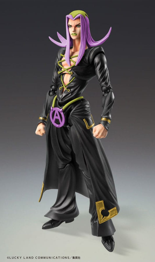 JoJo's Bizarre Adventure Part 5 Super Action Actionfigur Chozokado Leone Abbacchio Black Ver. 16 cm  - Preorder - ETA: 25.01.2026