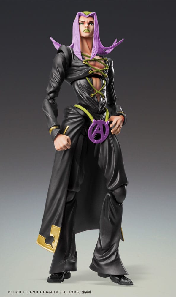 JoJo's Bizarre Adventure Part 5 Super Action Actionfigur Chozokado Leone Abbacchio Black Ver. 16 cm  - Preorder - ETA: 25.01.2026