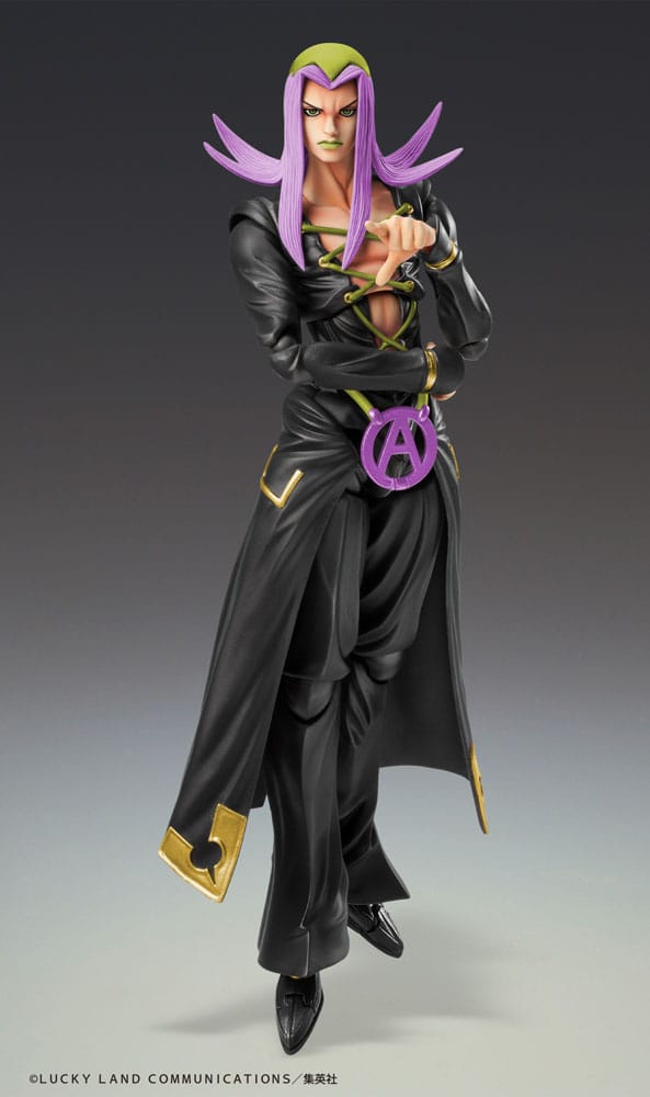 JoJo's Bizarre Adventure Part 5 Super Action Actionfigur Chozokado Leone Abbacchio Black Ver. 16 cm  - Preorder - ETA: 25.01.2026