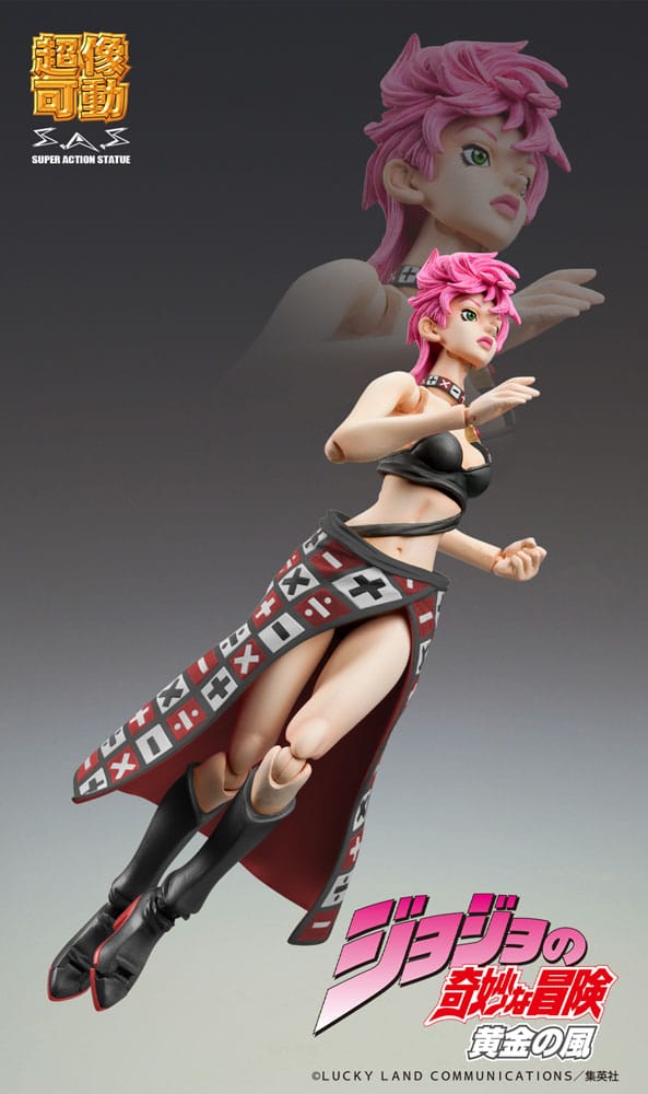JoJo's Bizarre Adventure Part 5 Super Action Actionfigur Trish Una Black Ver. 15 cm    - Preorder - ETA: 25.01.2026
