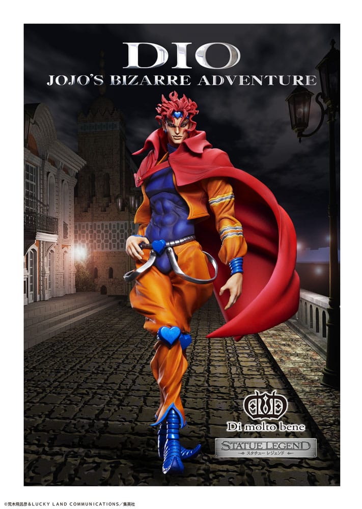 JoJo's Bizarre Adventure Part3 Statue Legend PVC Statue Dio 17 cm (re-run) - Versand: 7 Tage nach Bestellung