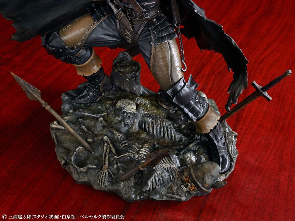 Berserk PVC Statue 1/7 Guts Black Swordsman Ver. 26 cm   - Versand: 7 Tage nach Bestellung