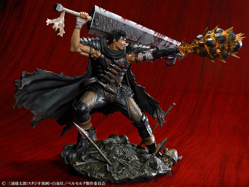 Berserk PVC Statue 1/7 Guts Black Swordsman Ver. 26 cm   - Versand: 7 Tage nach Bestellung