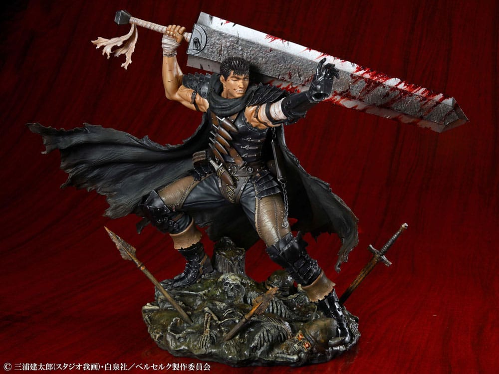 Berserk PVC Statue 1/7 Guts Black Swordsman Ver. 26 cm   - Versand: 7 Tage nach Bestellung
