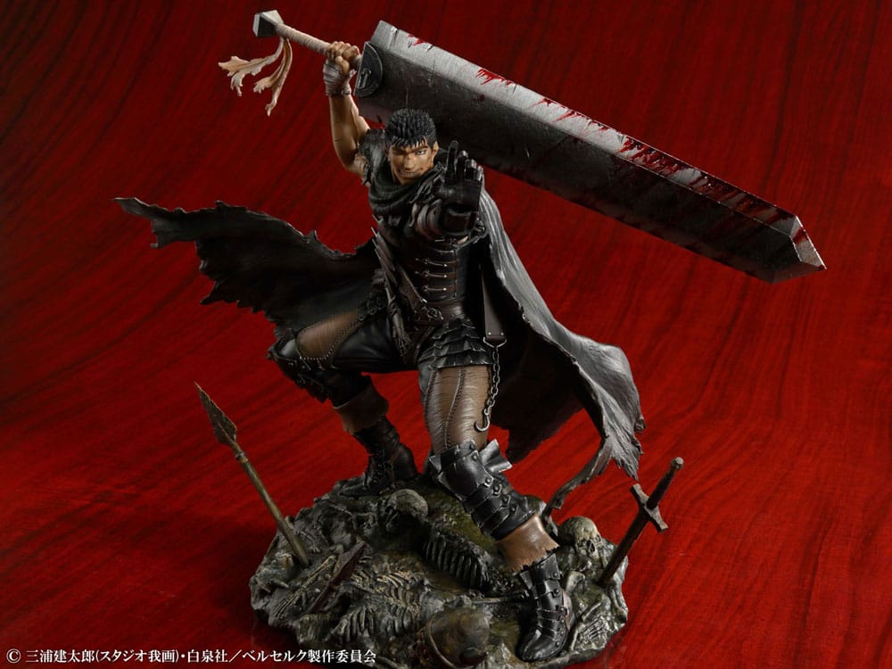 Berserk PVC Statue 1/7 Guts Black Swordsman Ver. 26 cm   - Versand: 7 Tage nach Bestellung