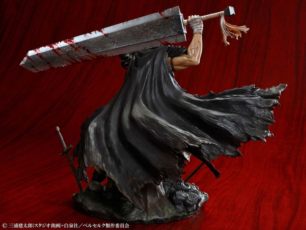 Berserk PVC Statue 1/7 Guts Black Swordsman Ver. 26 cm   - Versand: 7 Tage nach Bestellung