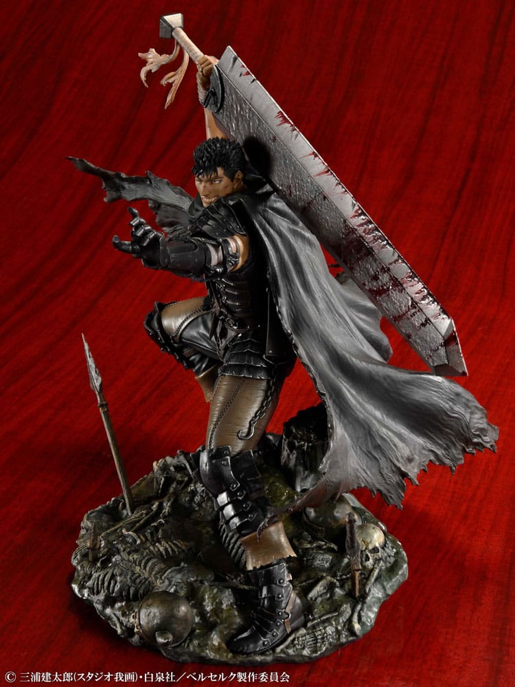 Berserk PVC Statue 1/7 Guts Black Swordsman Ver. 26 cm   - Versand: 7 Tage nach Bestellung
