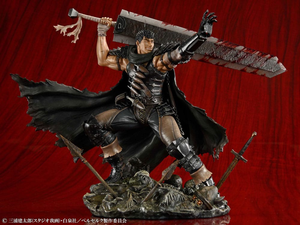 Berserk PVC Statue 1/7 Guts Black Swordsman Ver. 26 cm   - Versand: 7 Tage nach Bestellung