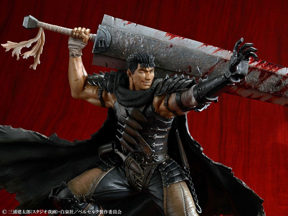 Berserk PVC Statue 1/7 Guts Black Swordsman Ver. 26 cm   - Versand: 7 Tage nach Bestellung