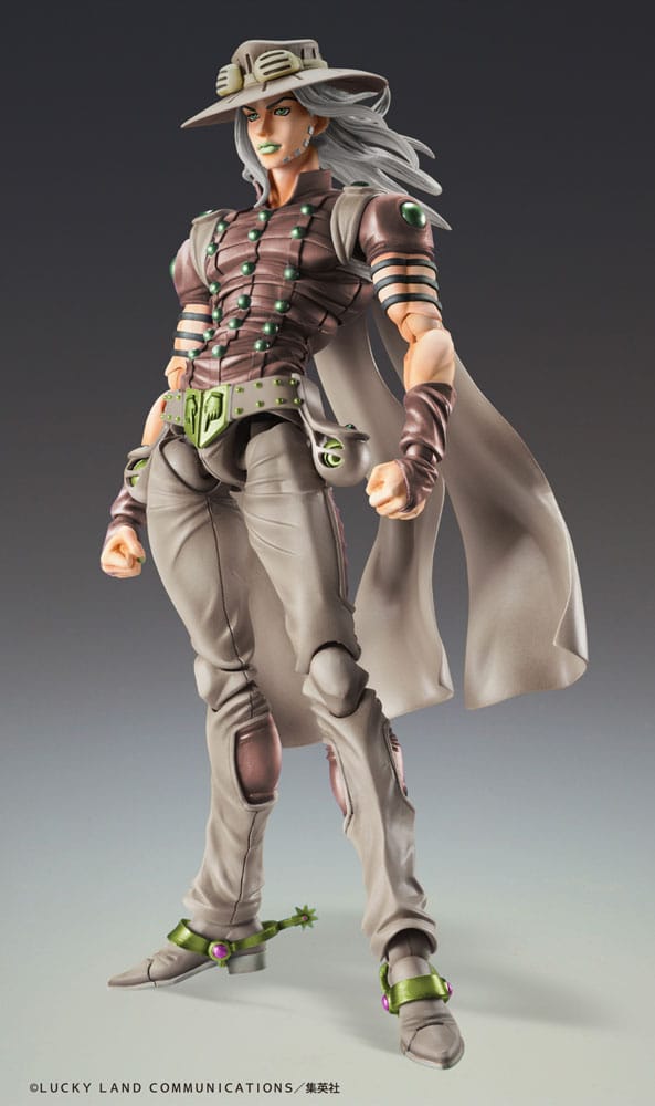 JoJo's Bizarre Adventure Part7 Steel Ball Run Super Action Actionfigur Chozokado Gyro Zeppeli Third 16 cm   - Preorder - ETA: 10.01.2026