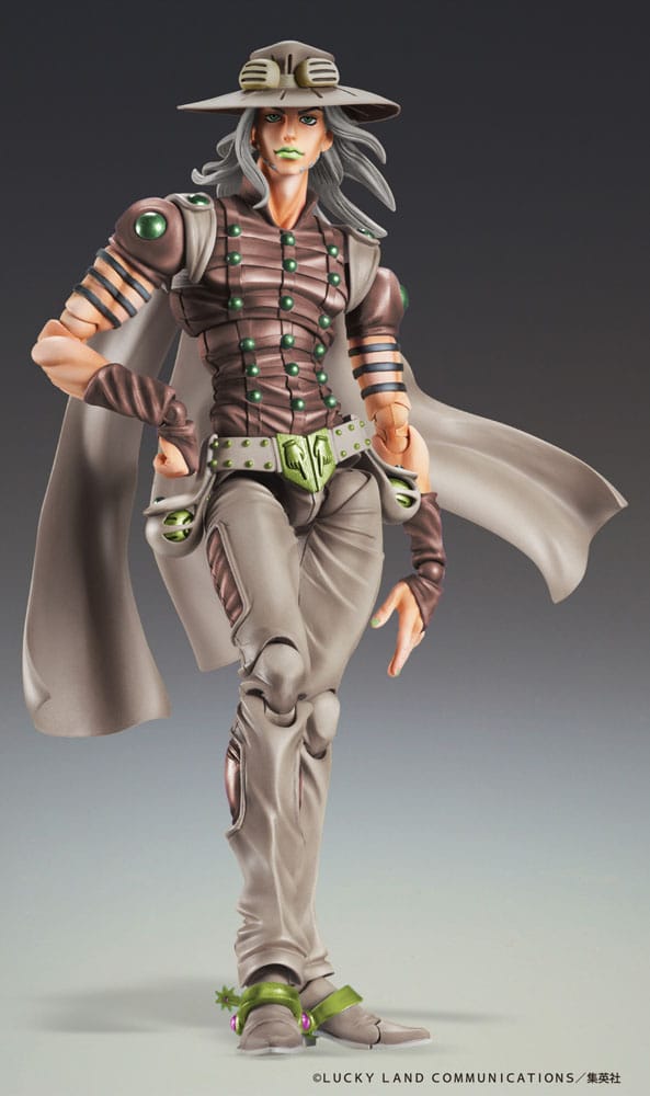JoJo's Bizarre Adventure Part7 Steel Ball Run Super Action Actionfigur Chozokado Gyro Zeppeli Third 16 cm   - Preorder - ETA: 10.01.2026