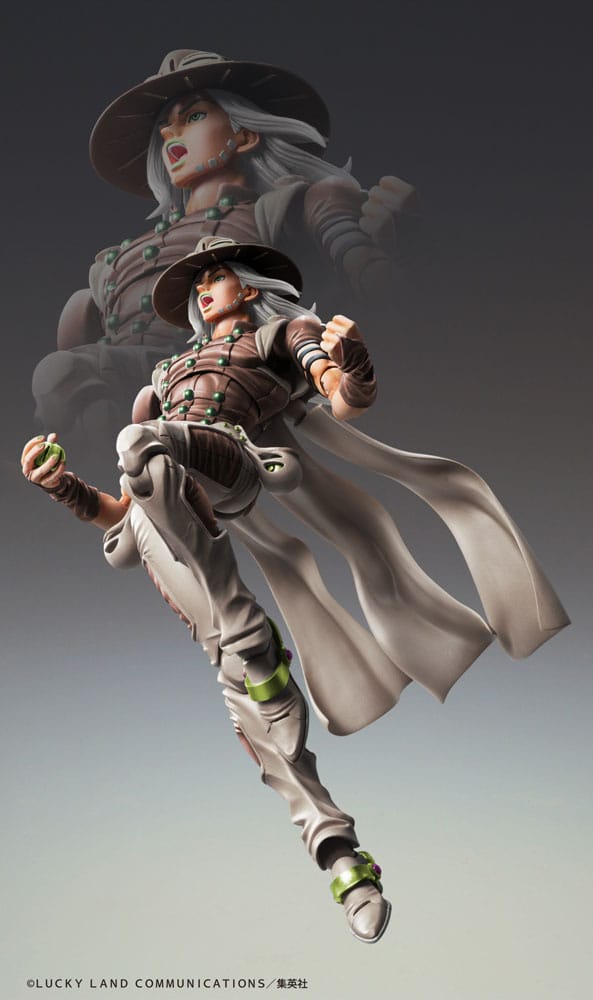 JoJo's Bizarre Adventure Part7 Steel Ball Run Super Action Actionfigur Chozokado Gyro Zeppeli Third 16 cm   - Preorder - ETA: 10.01.2026