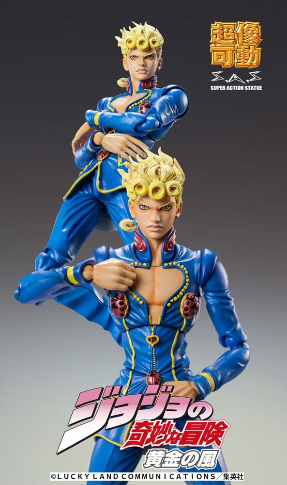 JoJo's Bizarre Adventure Part 5: Golden Wind Actionfigur Chozokado Giorno Giovanna Second 15 cm  - Preorder - ETA: 25.03.2026