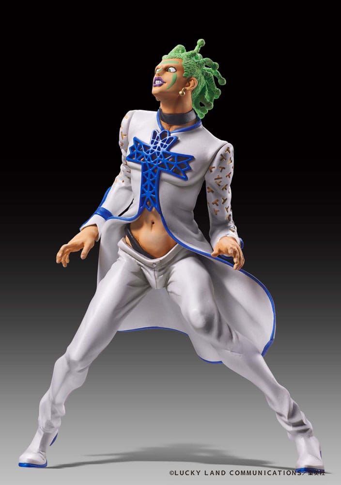 JoJo's Bizarre Adventure Part 5 Golden Wind Statue Legend PVC Statue Cioccolata 17 cm  - Versand: 5-7 Tage nach Bestellung
