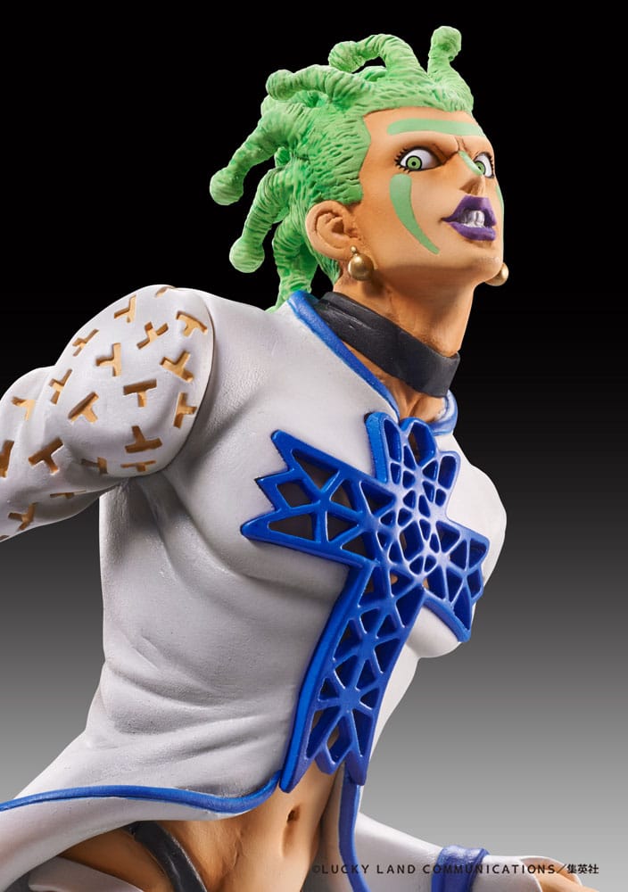 JoJo's Bizarre Adventure Part 5 Golden Wind Statue Legend PVC Statue Cioccolata 17 cm  - Versand: 5-7 Tage nach Bestellung