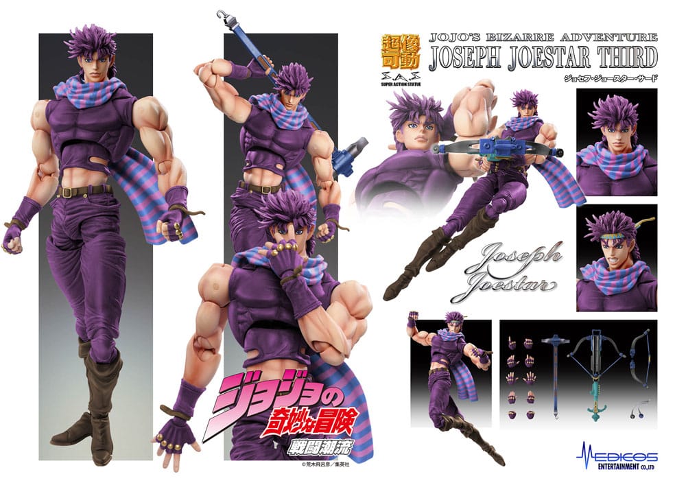 JoJo's Bizarre Adventure Battle Tendency Actionfigur Chozokado Joseph Joestar Third 16 cm  - Preorder - ETA: 25.04.2026
