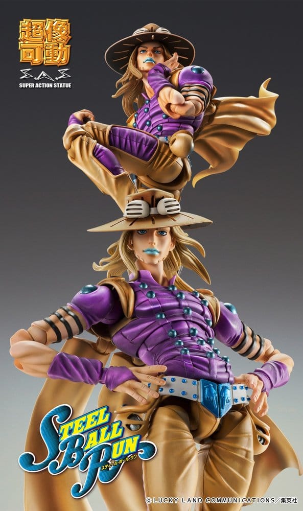 JoJo's Bizarre Adventure Part 7: Steel Ball Run Super Action Actionfigur Chozokado Gyro Zeppeli Ver.1.5 16 cm  - Preorder - ETA: 25.10.2026