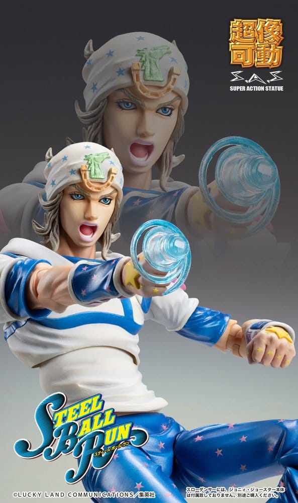 JoJo's Bizarre Adventure Part 7: Steel Ball Run Chozokado Super Action Actionfigur Slow Dancer 21 cm  - Preorder - ETA: 25.11.2026