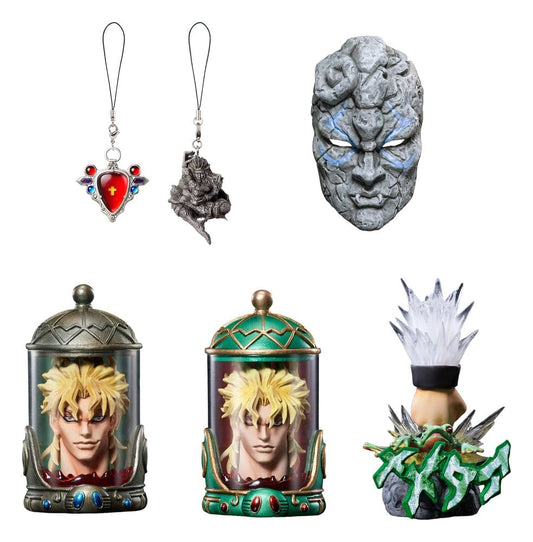 JoJo's Bizarre Adventure Minifiguren Set Super Strap Collection Blind Box (Rerelease) (6)  - Preorder - ETA: 25.12.2026