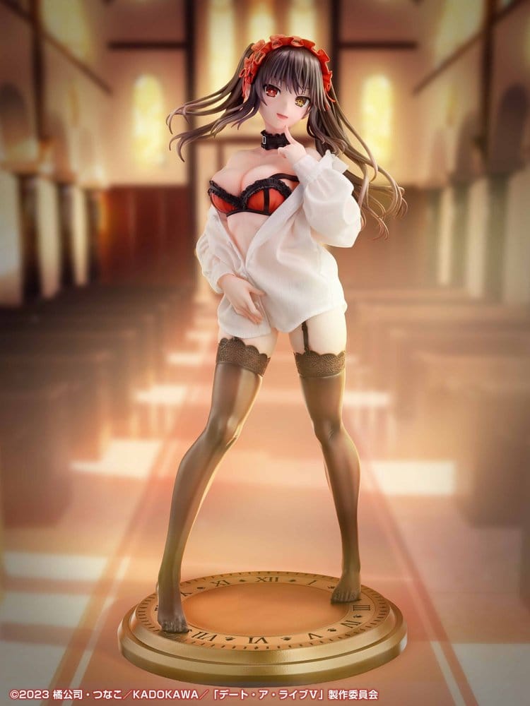 Date A Live V Re:Dress PVC Figur 1/4 Kurumi Tokisaki Dress shirt Ver. 40 cm - Preorder - ETA: 24.09.2027