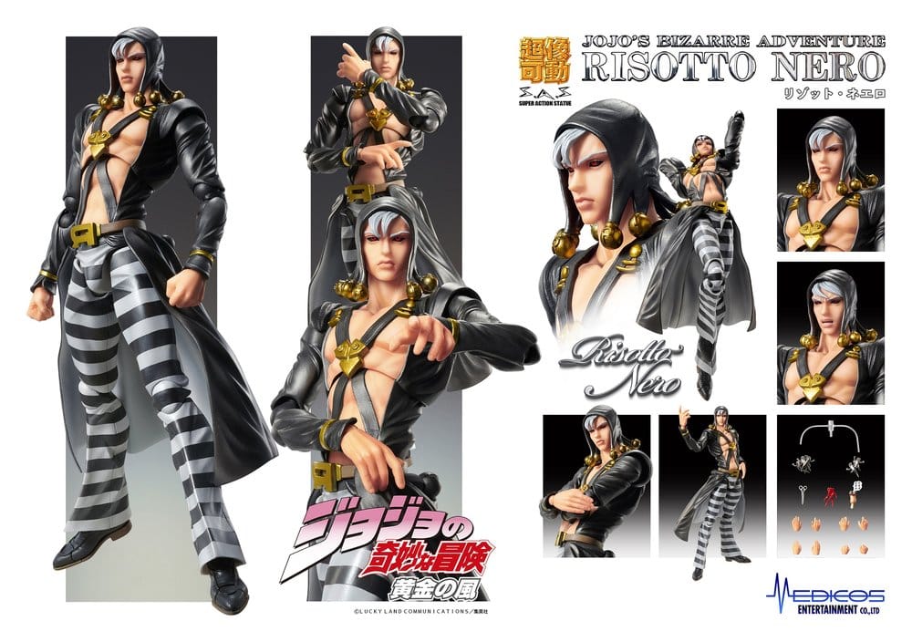 JoJo's Bizarre Adventure: Golden Wind Actionfigur Risotto Nero 16 cm - Preorder - ETA: 25.11.2026