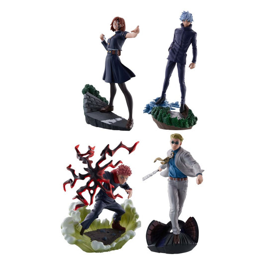 Jujutsu Kaisen Petitrama Series Sammelfiguren 4er-Pack Jujutsu Kaisen Series Vol.2 Set 9 cm   - Versand: 5-7 Tage nach Bestellung
