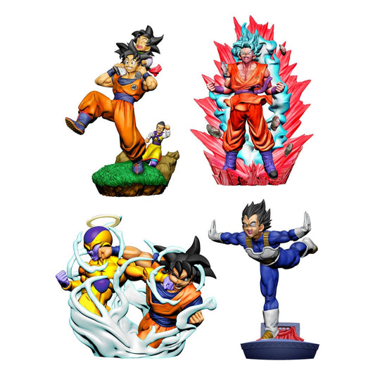 Dragonball Super Dracap Sammelfiguren 4er-Pack Re: Birth Limit Breaking Ver. 8 cm - Versand: 5-7 Tage nach Bestellung