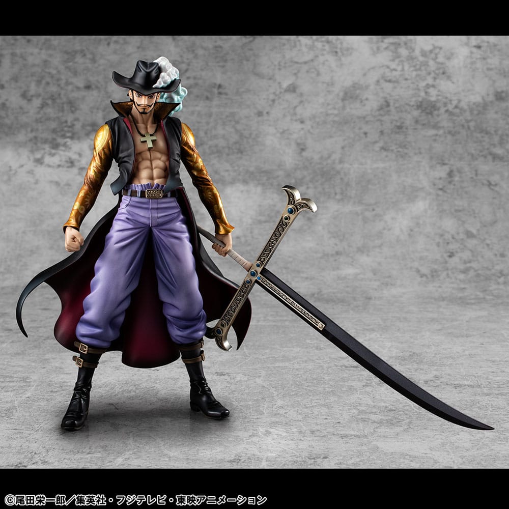 One Piece P.O.P SA-MAXIMUM PVC Statue Hawk Eye Dracule Mihawk Ver. R 29 cm  - Preorder - ETA: 25.07.2026