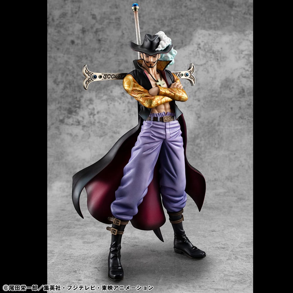One Piece P.O.P SA-MAXIMUM PVC Statue Hawk Eye Dracule Mihawk Ver. R 29 cm  - Preorder - ETA: 25.07.2026