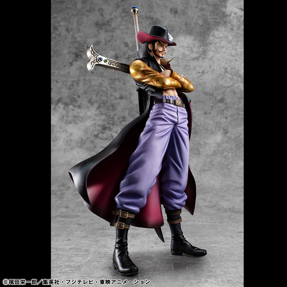 One Piece P.O.P SA-MAXIMUM PVC Statue Hawk Eye Dracule Mihawk Ver. R 29 cm  - Preorder - ETA: 25.07.2026