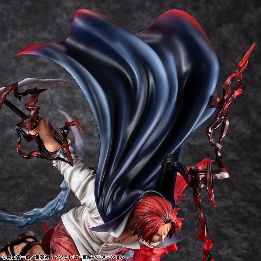 One Piece P.O.P SA-MAXIMUM PVC Statue Leader of Red Hair Pirates Red-Haired Shanks Kamusari 25 cm   - Preorder - ETA: 25.10.2026