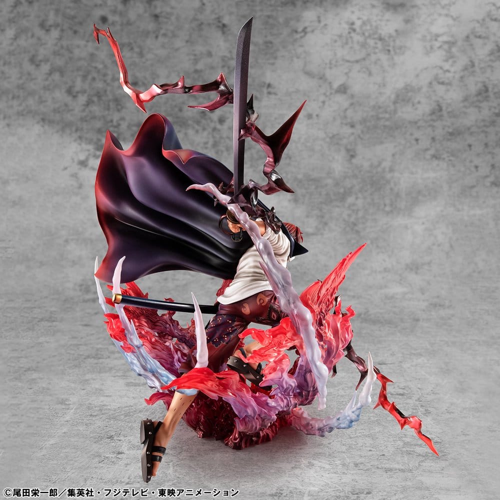 One Piece P.O.P SA-MAXIMUM PVC Statue Leader of Red Hair Pirates Red-Haired Shanks Kamusari 25 cm   - Preorder - ETA: 25.10.2026