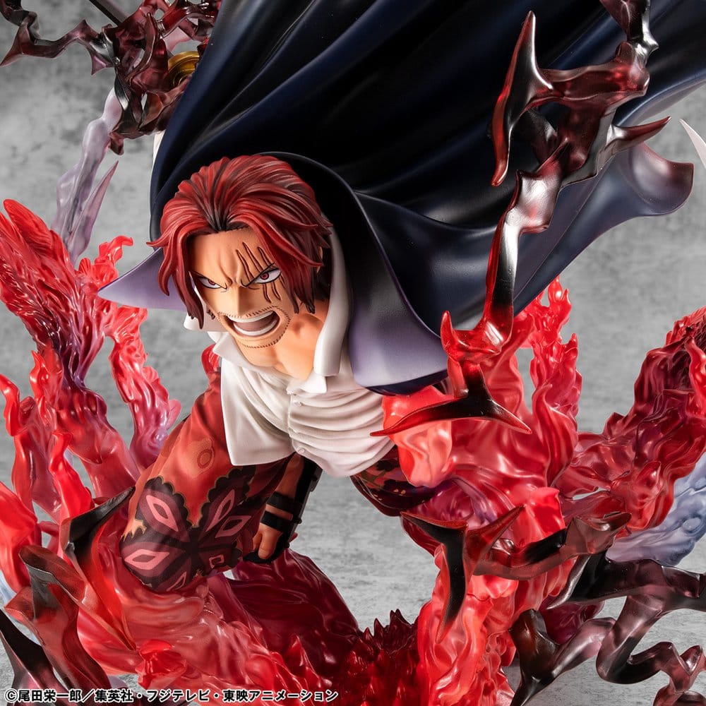 One Piece P.O.P SA-MAXIMUM PVC Statue Leader of Red Hair Pirates Red-Haired Shanks Kamusari 25 cm   - Preorder - ETA: 25.10.2026