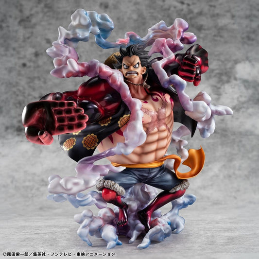 One Piece Portrait.Of.Pirates SA-Maximum PVC Figur Monkey D. Ruffy Gear 4 Bounce-Man 10th Limited Ver. 30 cm - Preorder - ETA: 25.05.2027