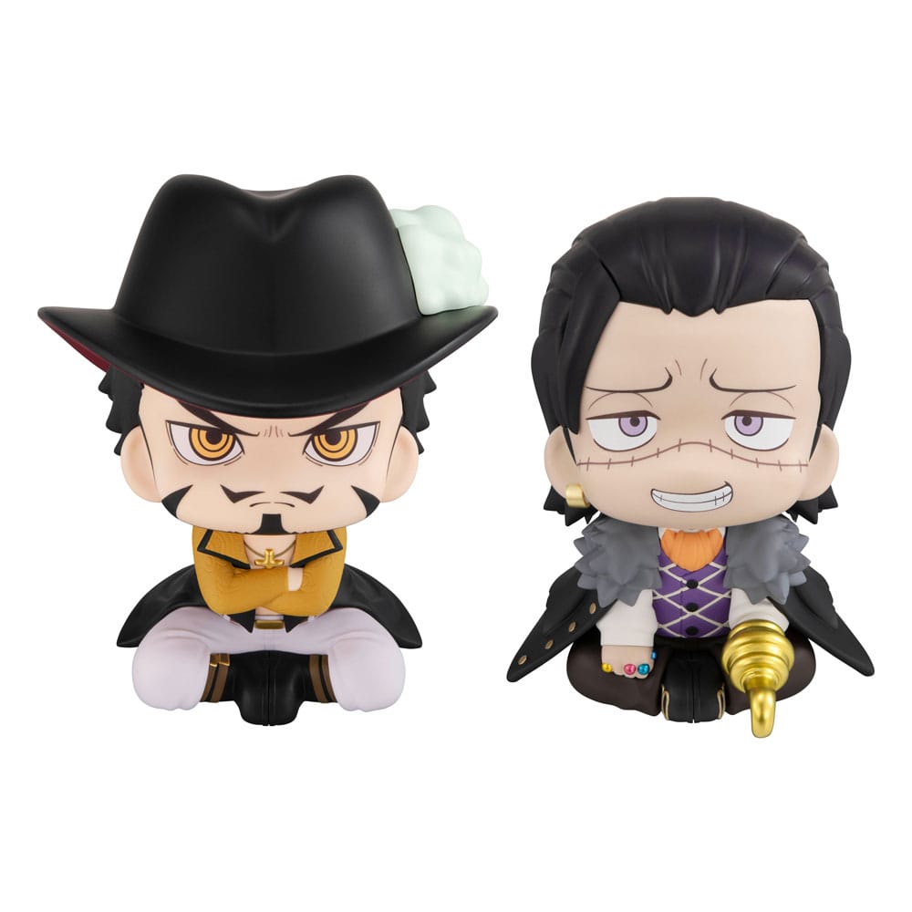 One Piece Look Up PVC Statuen Dracule Mihawk & Crocodile 11 cm (with gift) - Preorder - ETA: Ende 05.2025