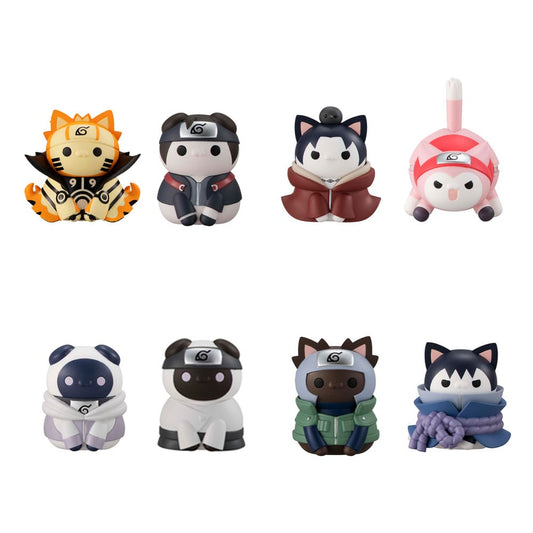 Naruto Shippuden Mega Cat Project Sammelfiguren 3 cm Nyaruto! Ver. Break out! Fourth Great Ninja War Sortiment (8) - Versand: 5-7 Tage nach Bestellung