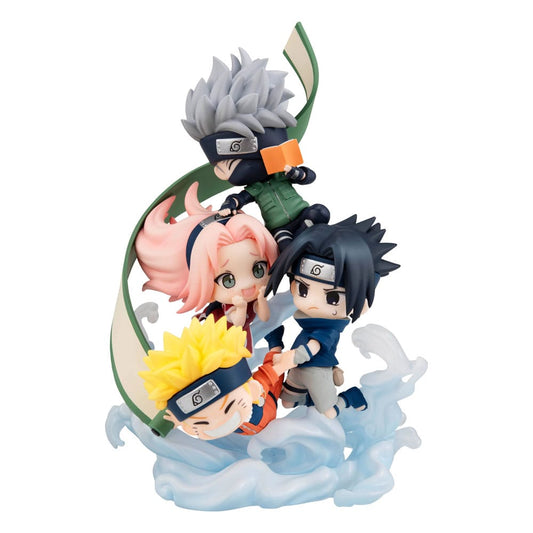 Naruto Shippuden FigUnity PVC Mini-Statue Gather here, Team 7 13 cm  - Versand: 5-7 Tage nach Bestellung