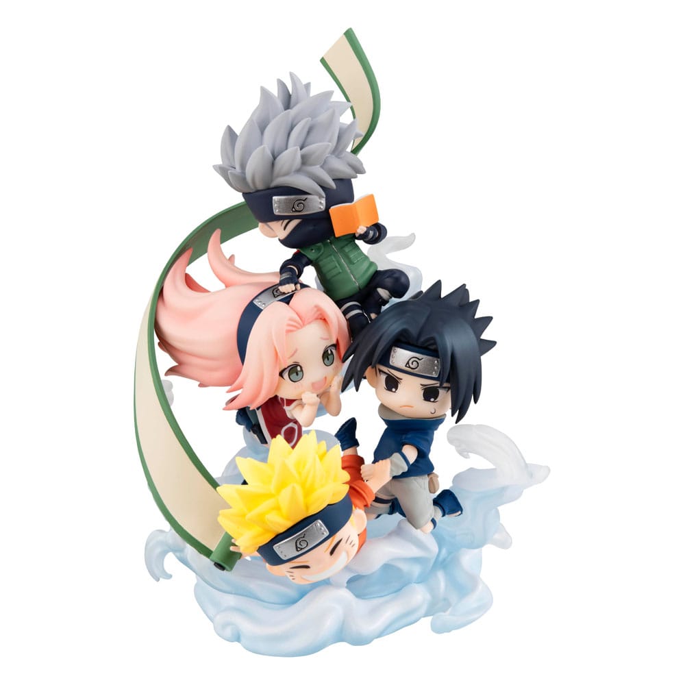 Naruto Shippuden FigUnity PVC Mini-Statue Gather here, Team 7 13 cm  - Versand: 5-7 Tage nach Bestellung