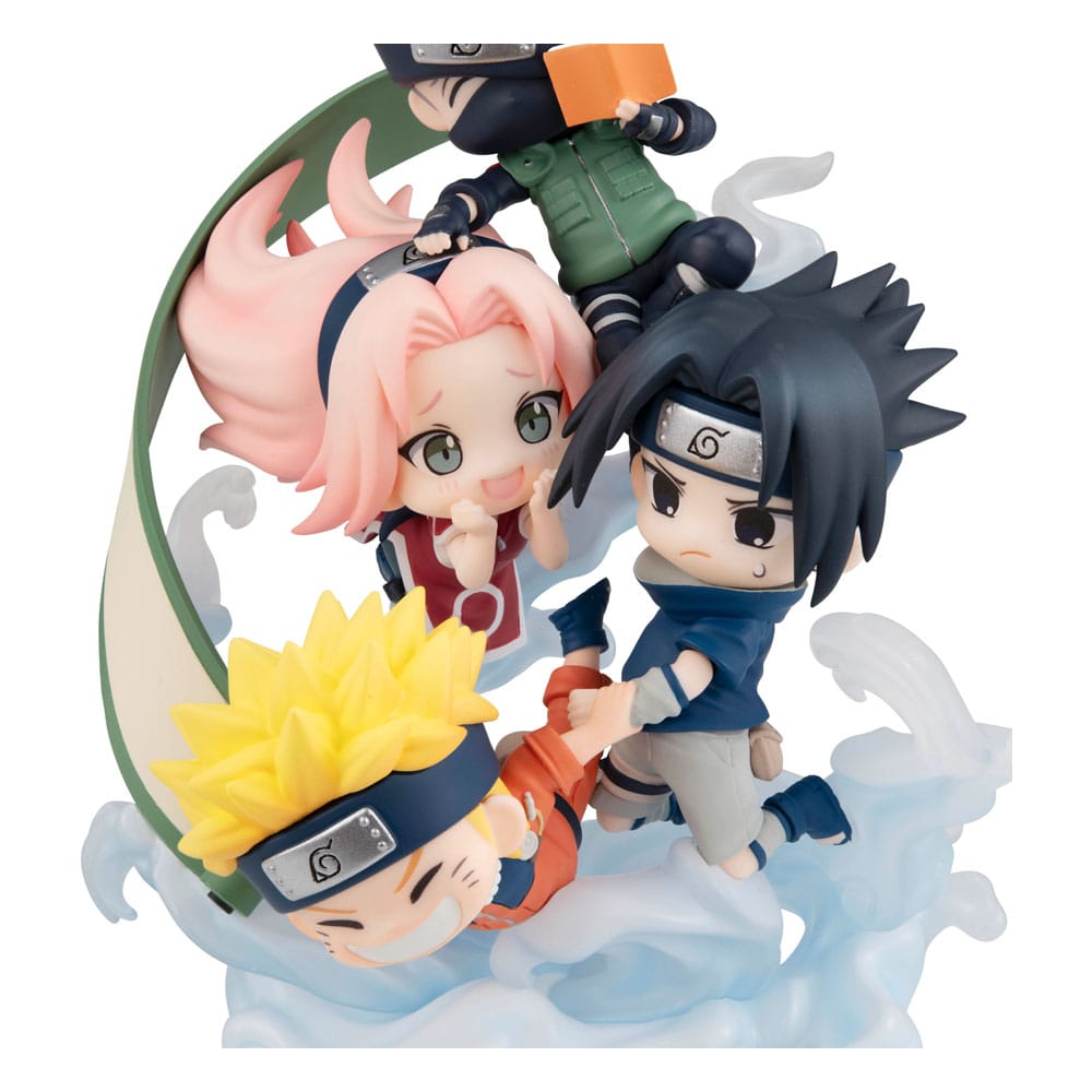 Naruto Shippuden FigUnity PVC Mini-Statue Gather here, Team 7 13 cm  - Versand: 5-7 Tage nach Bestellung