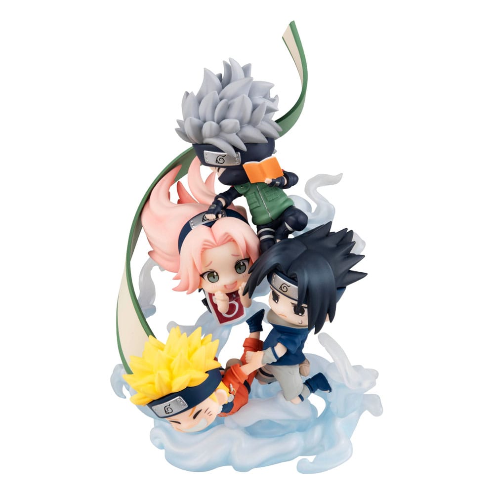Naruto Shippuden FigUnity PVC Mini-Statue Gather here, Team 7 13 cm  - Versand: 5-7 Tage nach Bestellung