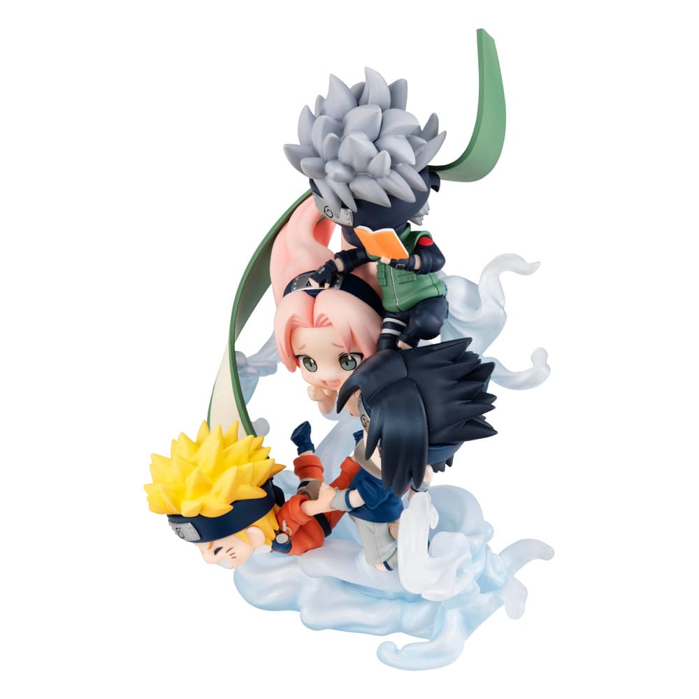 Naruto Shippuden FigUnity PVC Mini-Statue Gather here, Team 7 13 cm  - Versand: 5-7 Tage nach Bestellung