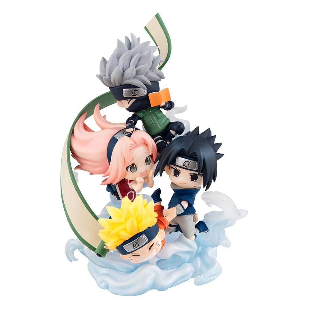 Naruto Shippuden FigUnity PVC Mini-Statue Gather here, Team 7 13 cm (with gift) - Preorder - ETA: Ende 06.2025