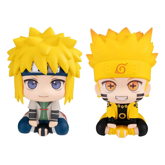 Naruto Shippuden Look Up PVC Statue Naruto Uzumaki Six Paths Sage Mode & Minato Namikaze 11 cm (with gift)  - Versand: 5-7 Tage nach Bestellung