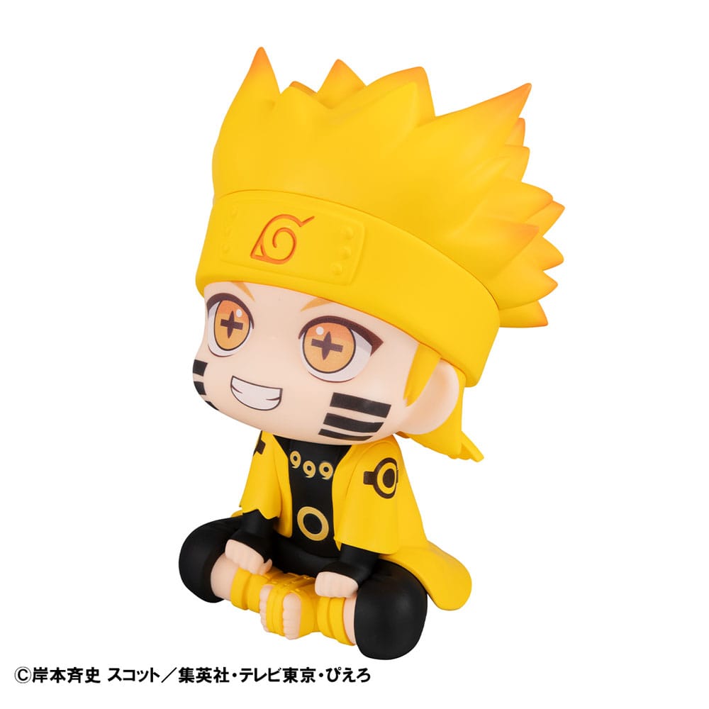 Naruto Shippuden Look Up PVC Statue Naruto Uzumaki Six Paths Sage Mode & Minato Namikaze 11 cm (with gift)  - Versand: 5-7 Tage nach Bestellung